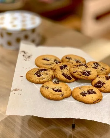 Chocolate chunk cookies by Delizie di Chiara